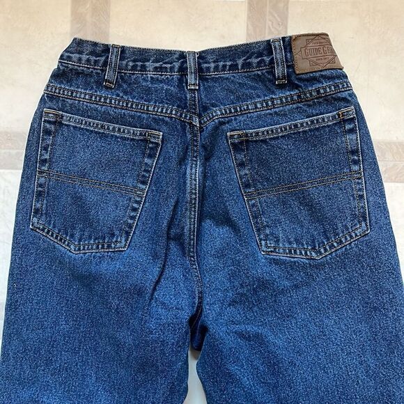 EXCELLENT CONDITION GUIDE GEAR VINTAGE PLAID FLANNEL-LINED HEAVY MOM JEAN SIZE 8 - Picture 6 of 8